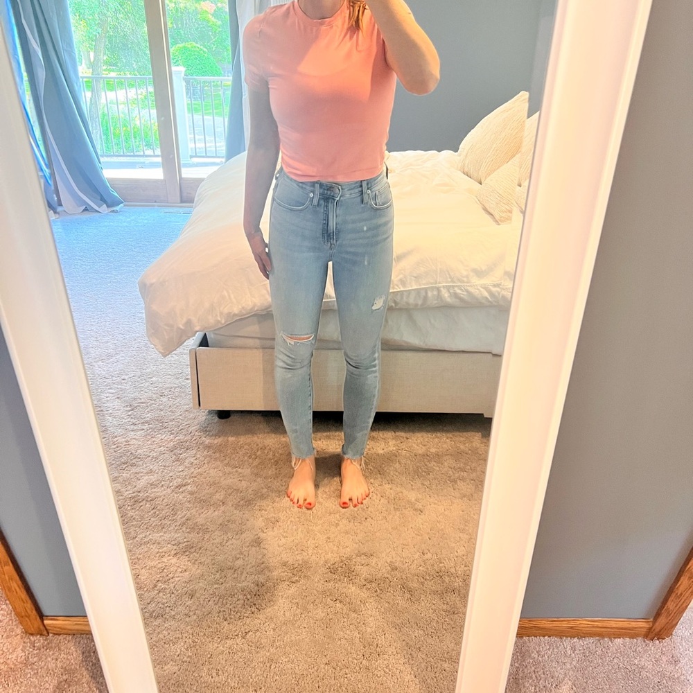 Women's Light Blue Skinny Jeans